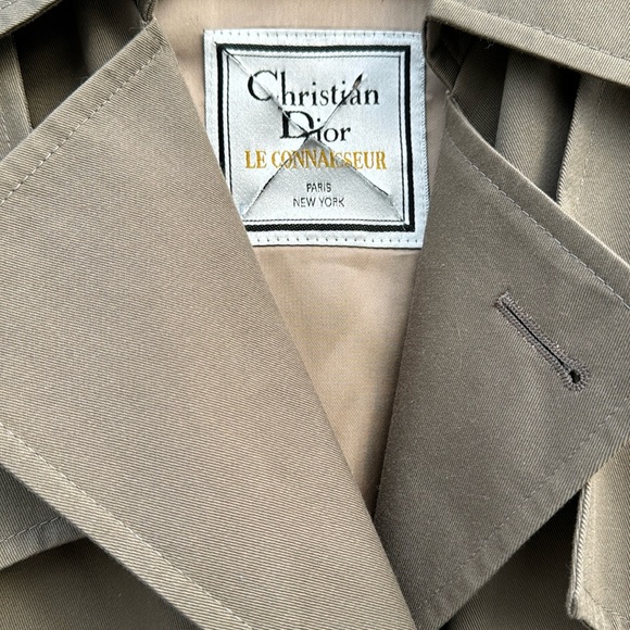 Vintage Christian Dior Classic Men’s Trench Coat - Picture 4 of 13